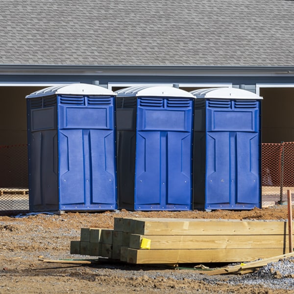 how often are the porta potties cleaned and serviced during a rental period in Punxsutawney PA